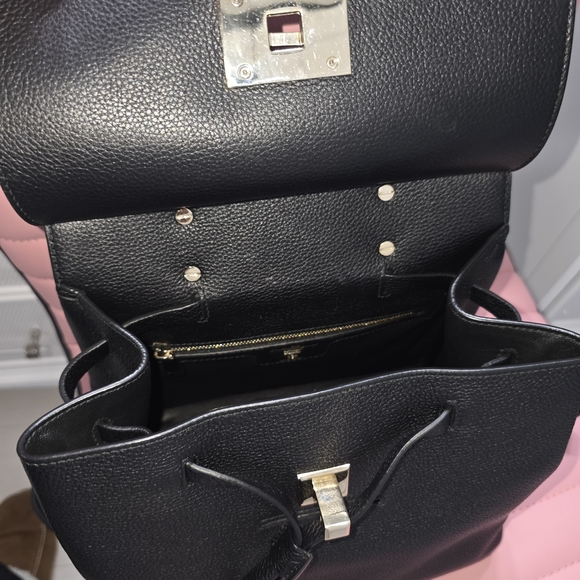 Salvatore Ferragamo Black Leather Backpack - Picture 5 of 10